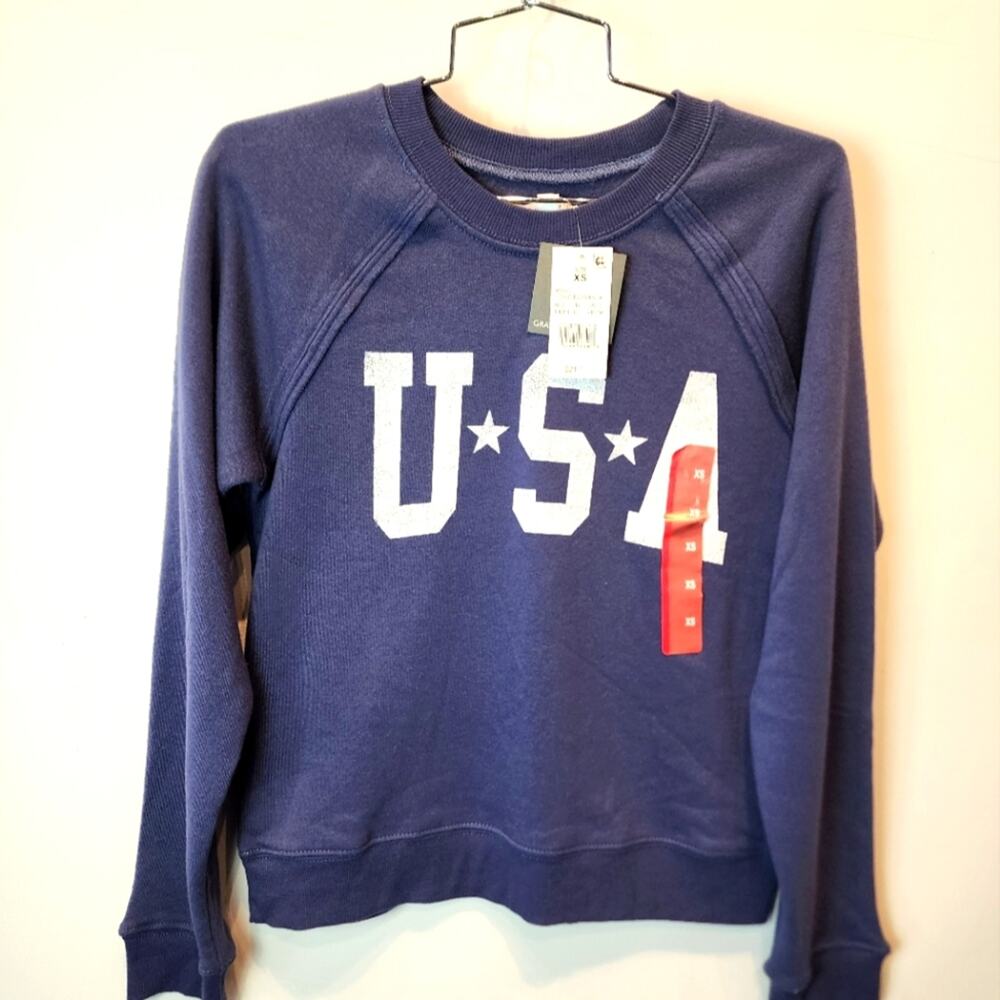 Grayson Threads New Navy Blue Sweatshirt USA Size‎ XS